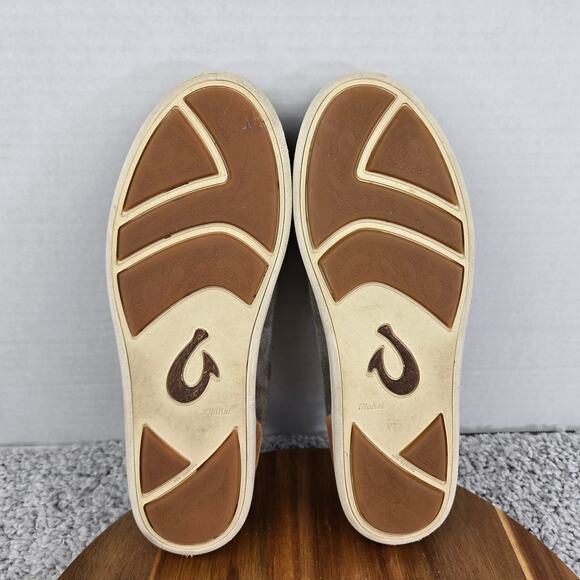 Olukai Mens 9M Nalukai Kala Slip On Gray Casual Lifestyle Daily Comfort Loafer main image 7